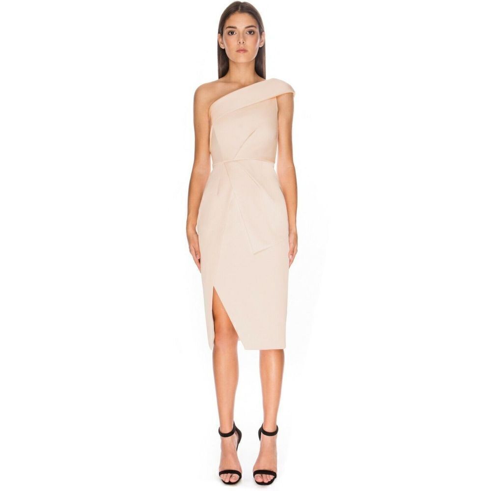 Keepsake the Label Dress Size X-Small Bisque Peach One Shoulder Party